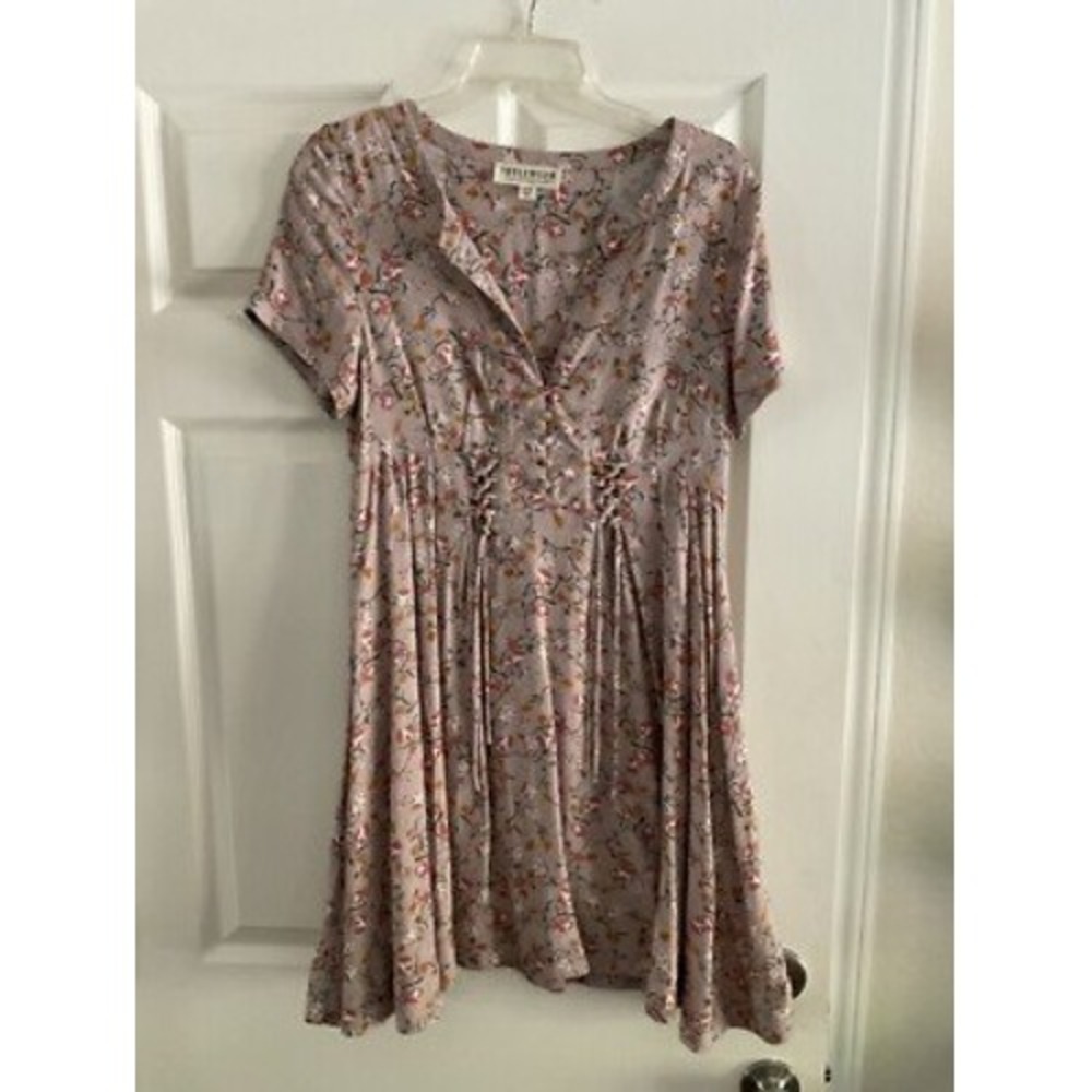 Idyllwind LG minidress beth dutton floral yellowstone country concert lace up ec